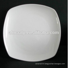 cheap white square dinner plates